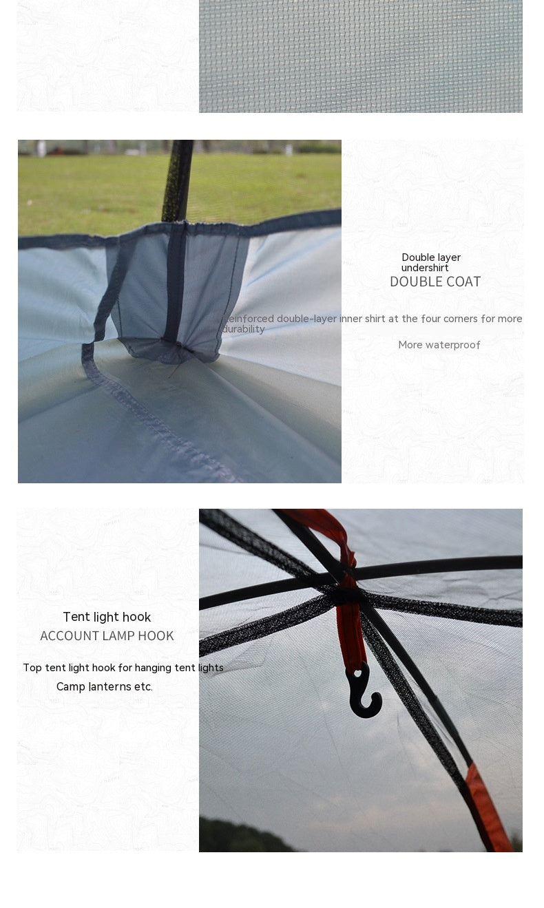 Outdoor Camping Double-Layer Tent - Image 12