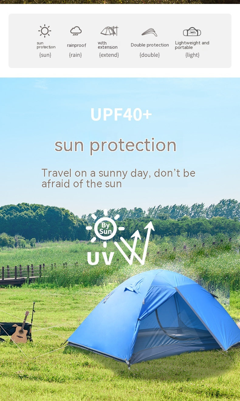 Outdoor Camping Double-Layer Tent - Image 13