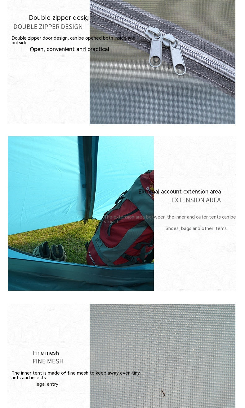 Outdoor Camping Double-Layer Tent - Image 16